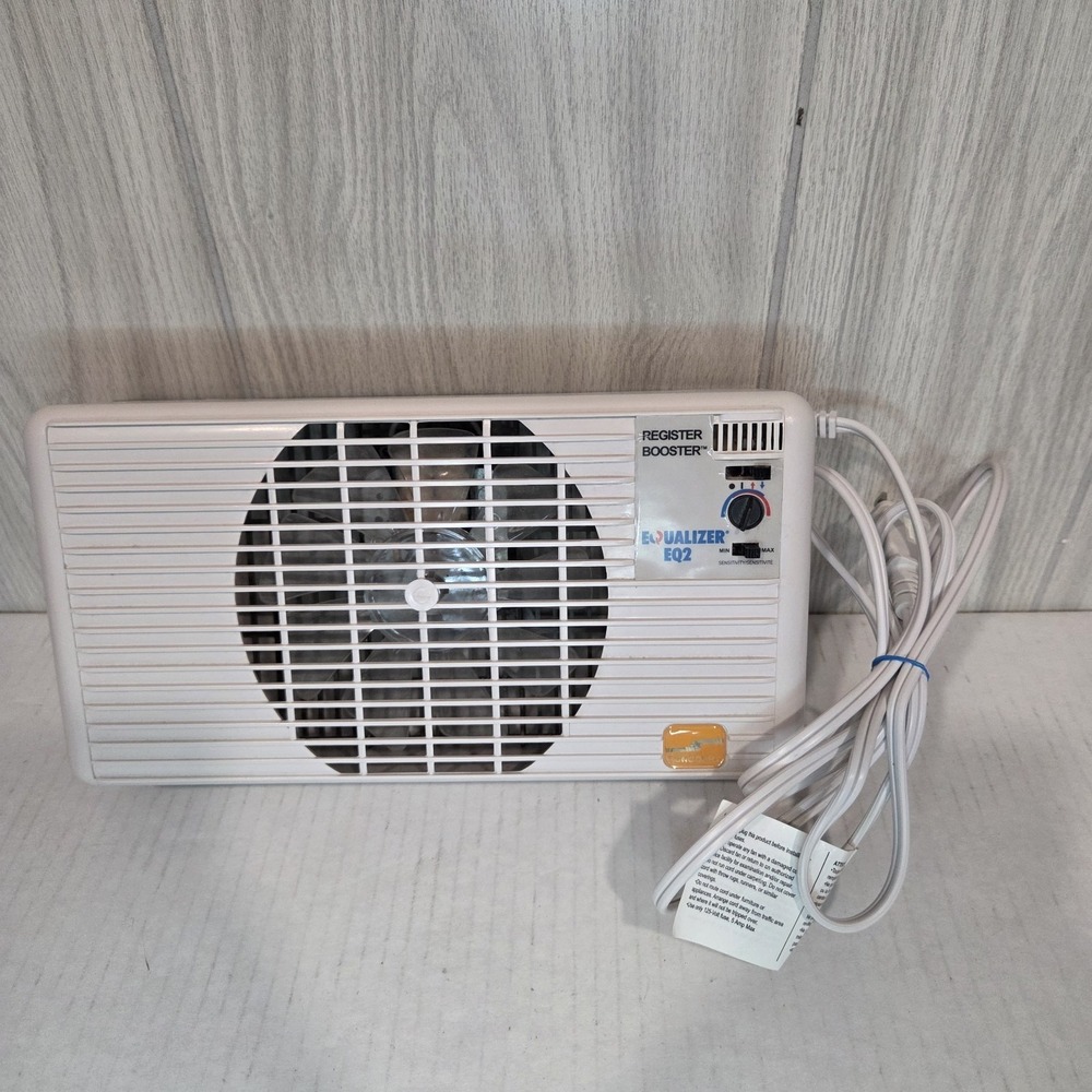 Suncourt HC300 Register Booster Airflow Equalizer EQ2 Control Panel Heat AC Fan